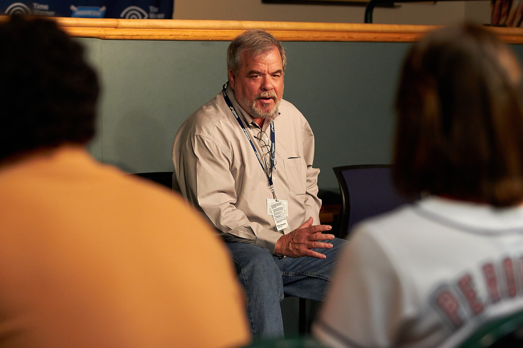 Paul Hoynes speaks to fans