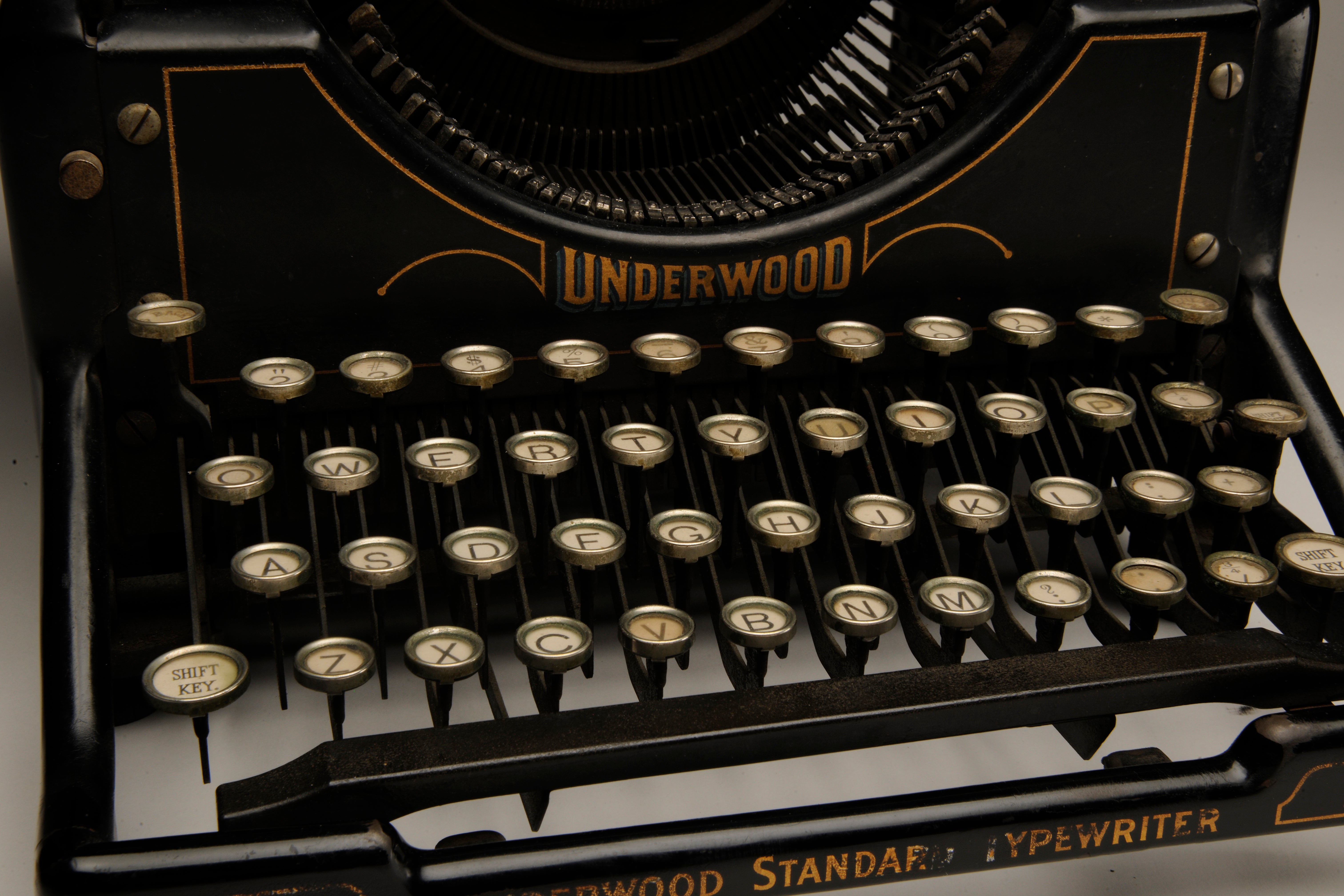 antique typewriter